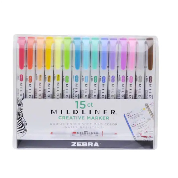 BNIB Zebra Mildliner Creative Marking Tool - Picture 1 of 11